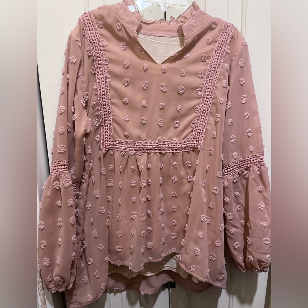 Pink Long Sleeve Shirt